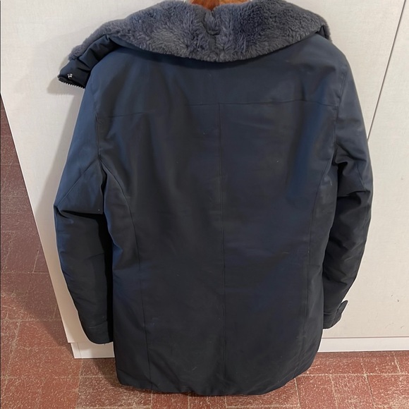 SAVE THE DUCK Black Puffer Jacket with Wide Collar - Picture 3 of 6